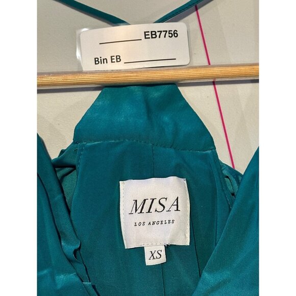 NWT Misa Green Midi/Knee Length Dress size XS - Picture 5 of 8